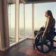Illustration for article titled This Sleek Carbon Fiber Wheelchair Is What Professor X Would Use